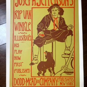 Joseph Jefferon's Rip Van Winkle - Art by McManus (1923) 13.25"x19.25" US Magazine Advertising LB