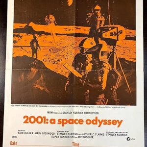 2001: A Space Odyssey (1968) UK One Sheet Movie Poster