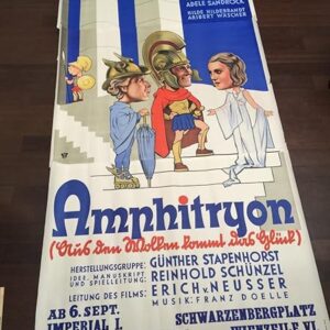 Amphitryon - Art By Reinhart Wettach (1935) 49x111 German Musical Movie Poster