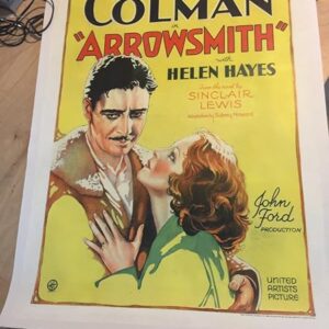 Arrowsmith - Ronald Coleman (1931) US One Sheet Movie Poster LB