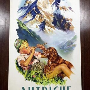 Autriche - Art By Andre Gerand (1930) 25.25x37.5 Austrian Travel Advertising Poster LB