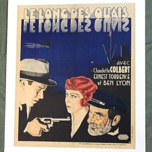 I Cover The Waterfront (1933) 39.5x24.5 Belgian Pre-Code Movie Poster LB