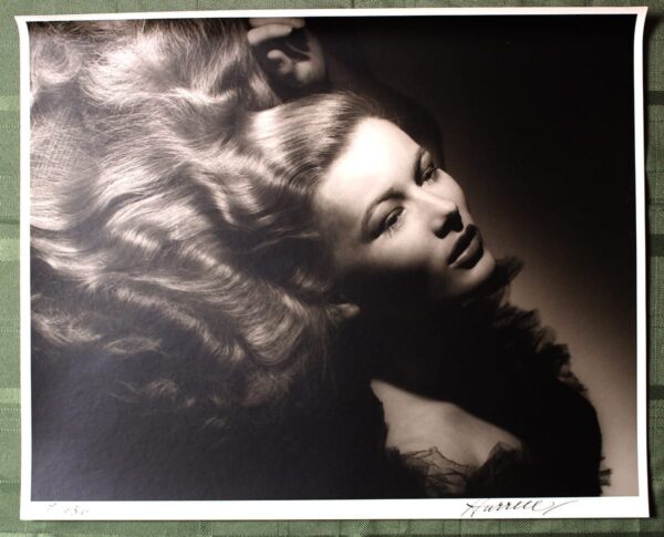 Veronica Lake By George Hurrell (1985) 16x20 US Signed Photo