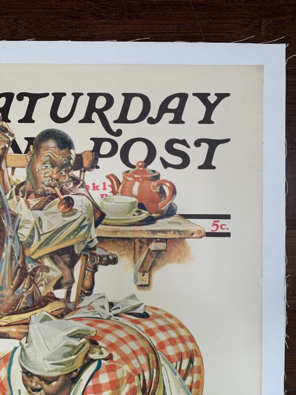 Saturday Evening Post - Art By J.C. Leyendecker (1939) 22x28 US Newstand Poster - Image 3
