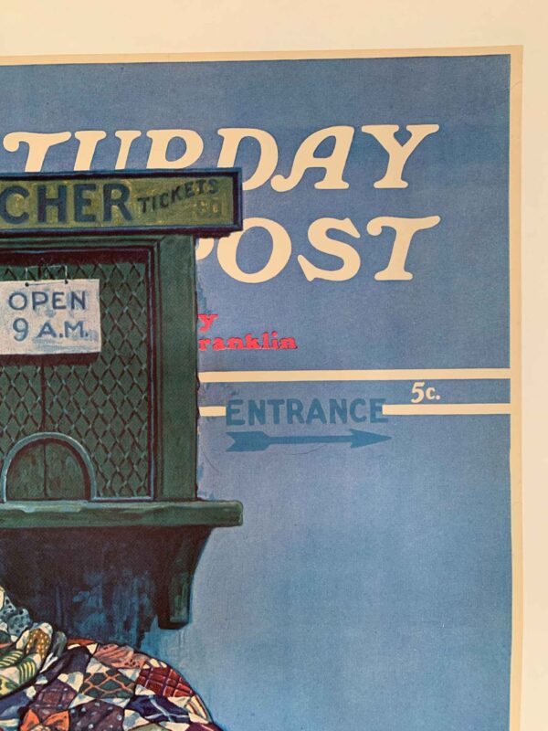 Saturday Evening Post - Art By Monte Crews (1939) 22x28 US Newstand Poster - Image 3