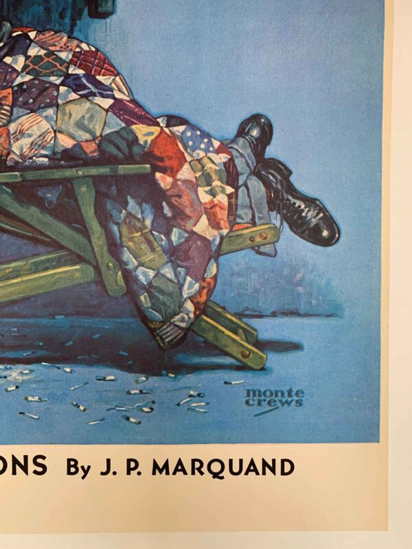 Saturday Evening Post - Art By Monte Crews (1939) 22x28 US Newstand Poster - Image 4