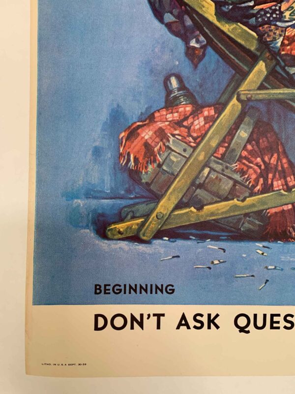 Saturday Evening Post - Art By Monte Crews (1939) 22x28 US Newstand Poster - Image 5