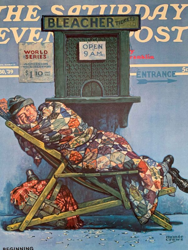 Saturday Evening Post - Art By Monte Crews (1939) 22x28 US Newstand Poster - Image 6