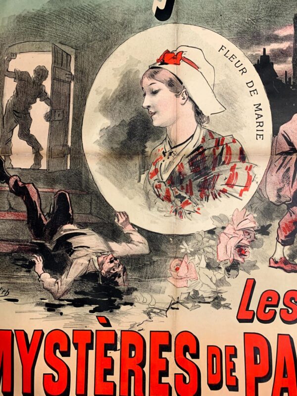 Petite Lyonnais - Art By Cheret (1885) 34.6x48.8 French Theater Poster LB - Image 5
