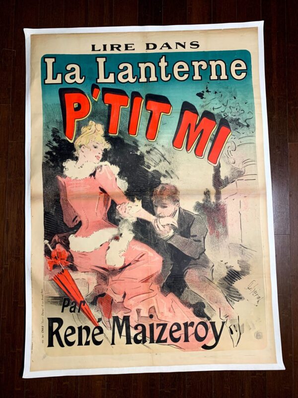 P'Tit Mi - Art By Cheret (1888) 34.6x49.2 French Theater Poster LB