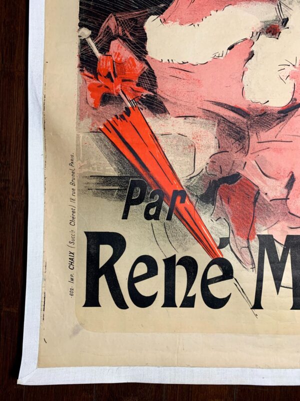 P'Tit Mi - Art By Cheret (1888) 34.6x49.2 French Theater Poster LB - Image 3