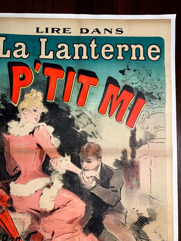P'Tit Mi - Art By Cheret (1888) 34.6x49.2 French Theater Poster LB - Image 6