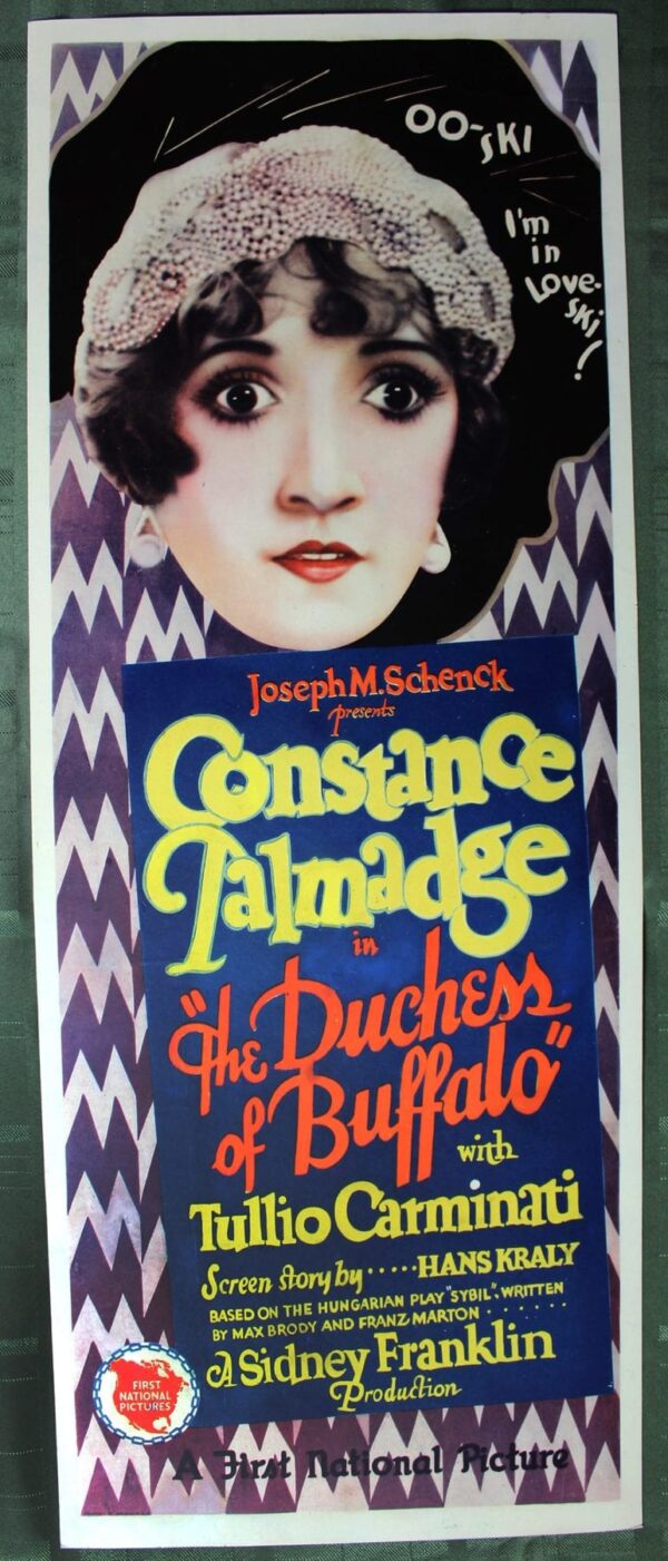 Duchess Of Buffalo (1926) US Insert Movie Poster - Image 2
