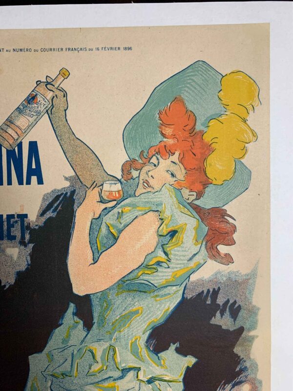 Quinquina Dubonnet - Cheret (1896) 14.75x22.75 French Advertising Poster LB - Image 2