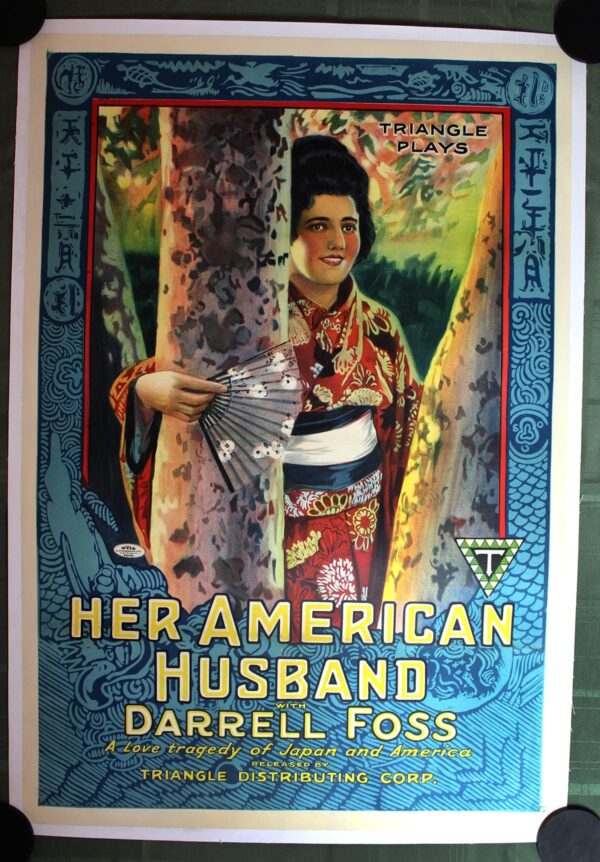 Her American Husband (1918) US One Sheet Movie Poster - Image 2