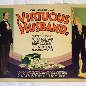 Virtuous Husband (1931) Half Sheet Movie Poster