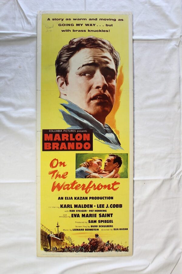 On The Waterfront - Brando (1954) US Insert Movie Poster