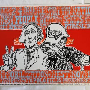 New Mobilization West Demonstration (1966) 14x20 US Vietnam War Protest Poster