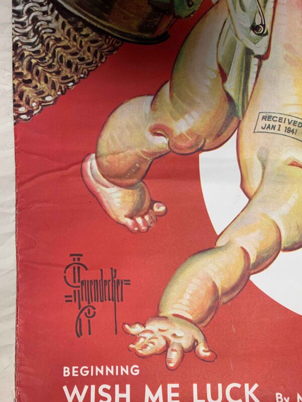 Saturday Evening Post - Art Leyendecker (1941) 27.5x43 US Newstand Poster - Image 3
