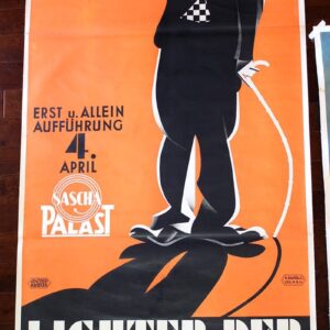 City Lights - Charlie Chaplin (1931) 109x49 Austrian Movie Poster LB