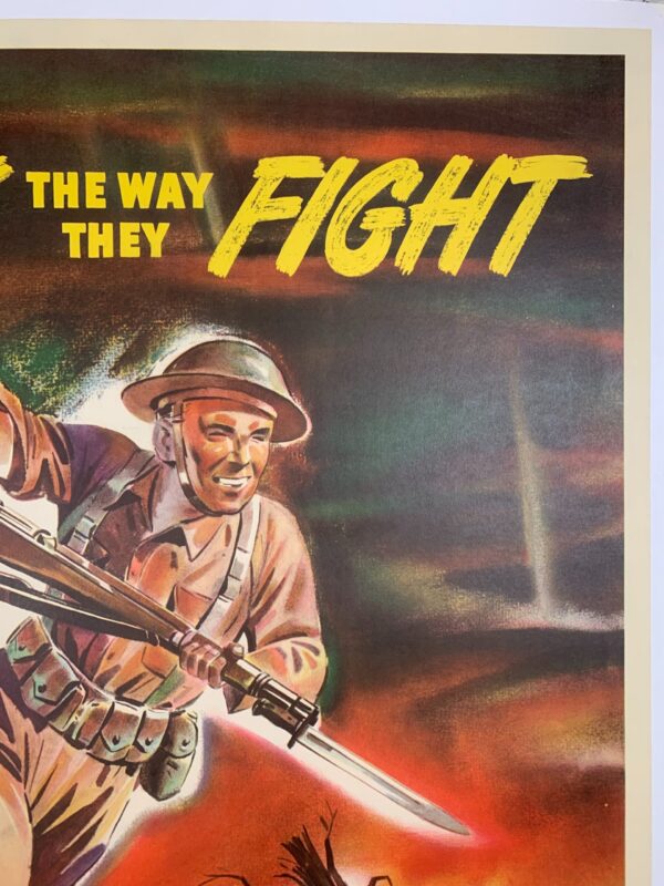 Work the Way They Fight (1943) 31.125x40 US WWII Poster LB - Image 3