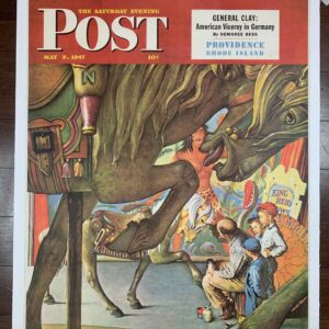 Saturday Evening Post - Art By Norman Rockwell (1947) 22x28 US Newstand Poster