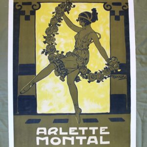 Arlette Montal - Art By Edouard Alexandre Bernard (1914) 31x48 French Advertising Poster LB