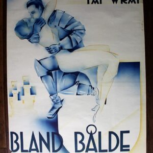 When Knights Were Bold (1936) 27x39.25 Swedish Movie Poster