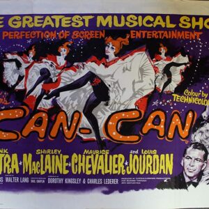 Can-can (r.1970's) 30x40 UK Quad Movie Poster