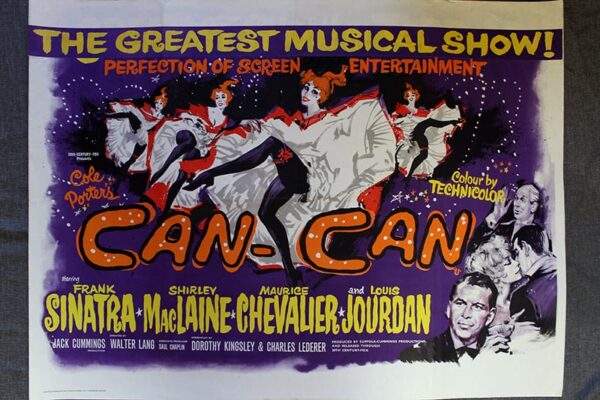 Can-can (r.1970's) 30x40 UK Quad Movie Poster