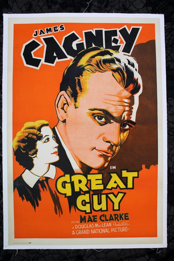 Great Guy - James Cagney (1936) US One Sheet Movie Poster LB