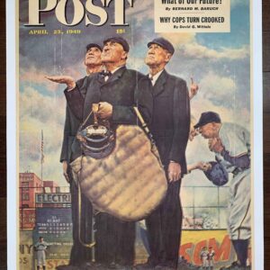 Saturday Evening Post - Art By Norman Rockwell (1949) 22x28 US Newstand Poster
