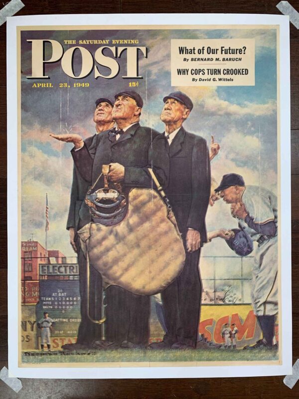 Saturday Evening Post - Art By Norman Rockwell (1949) 22x28 US Newstand Poster