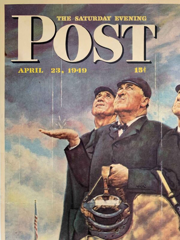 Saturday Evening Post - Art By Norman Rockwell (1949) 22x28 US Newstand Poster - Image 2