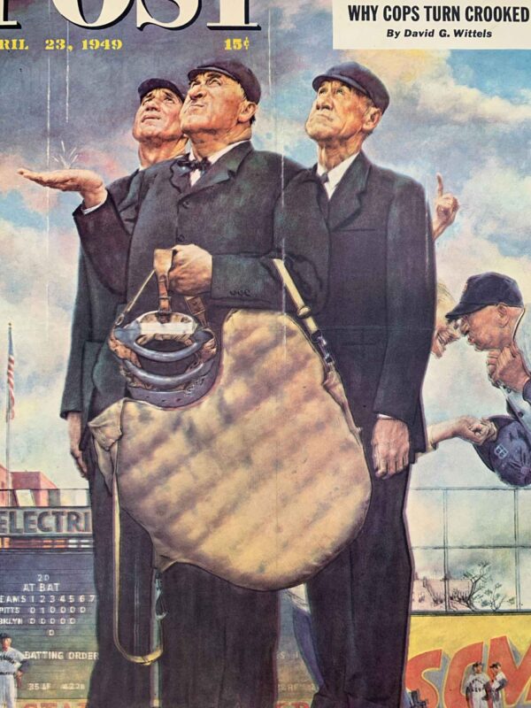 Saturday Evening Post - Art By Norman Rockwell (1949) 22x28 US Newstand Poster - Image 3