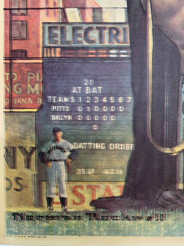 Saturday Evening Post - Art By Norman Rockwell (1949) 22x28 US Newstand Poster - Image 4