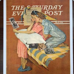 Saturday Evening Post - Art By Norman Rockwell (1938) 22x28 US Newstand Poster