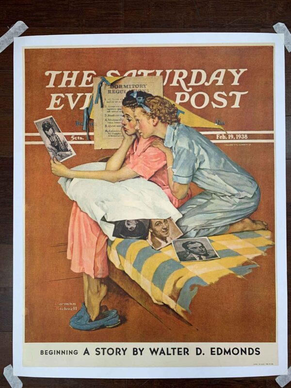 Saturday Evening Post - Art By Norman Rockwell (1938) 22x28 US Newstand Poster