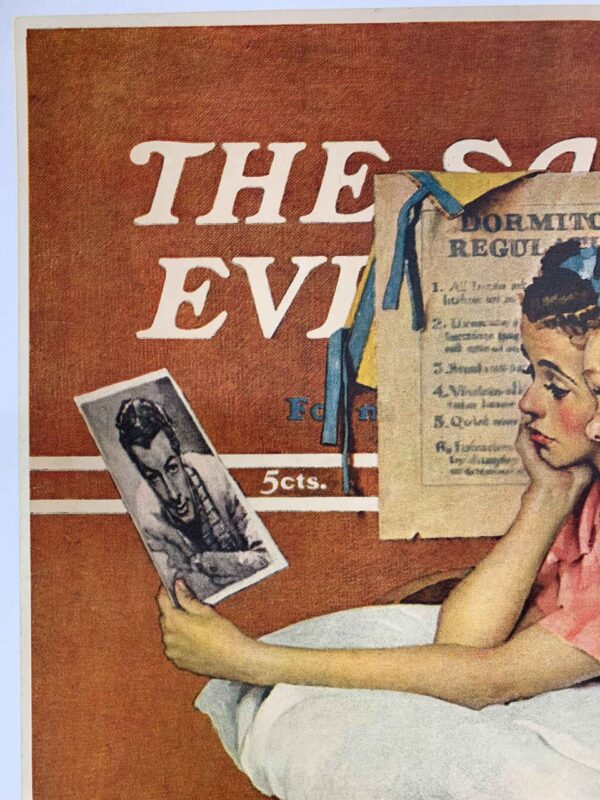 Saturday Evening Post - Art By Norman Rockwell (1938) 22x28 US Newstand Poster - Image 2