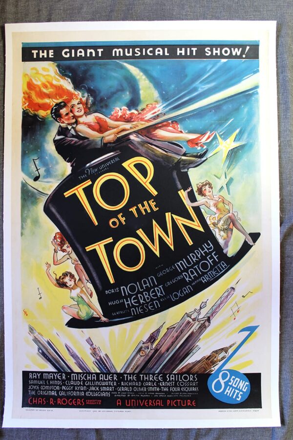 Top Of The Town (1937) US One Sheet Movie Poster LB