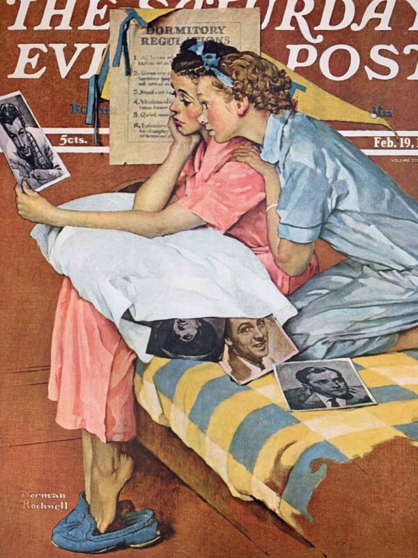 Saturday Evening Post - Art By Norman Rockwell (1938) 22x28 US Newstand Poster - Image 5