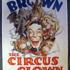 The Circus Clown - Joe E. Brown (1934) US One Sheet Movie Poster LB
