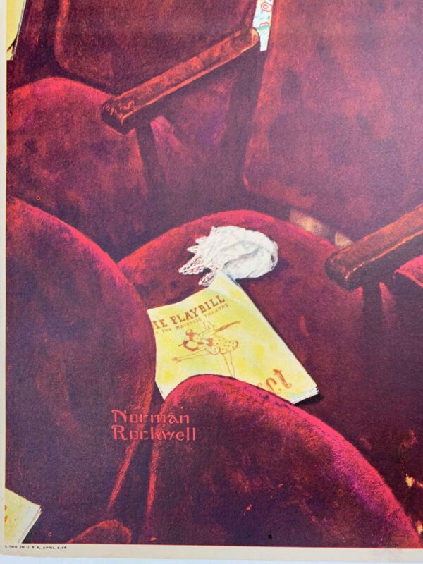 Saturday Evening Post - Norman Rockwell (04/06/46) 21.75 x 28.5 US Newstand Poster LB - Image 4