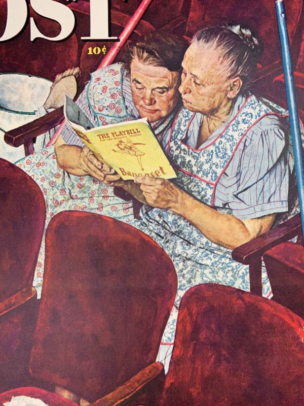 Saturday Evening Post - Norman Rockwell (04/06/46) 21.75 x 28.5 US Newstand Poster LB - Image 5