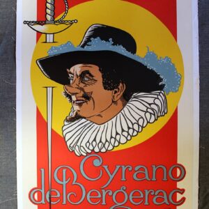 Cyrano De Bergerac - Art By Frans Bosen (1925) 25.6x42.5 Dutch Movie Poster LB