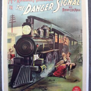 The Danger Signal (1891) 20.25x40.5 US Theater Poster LB
