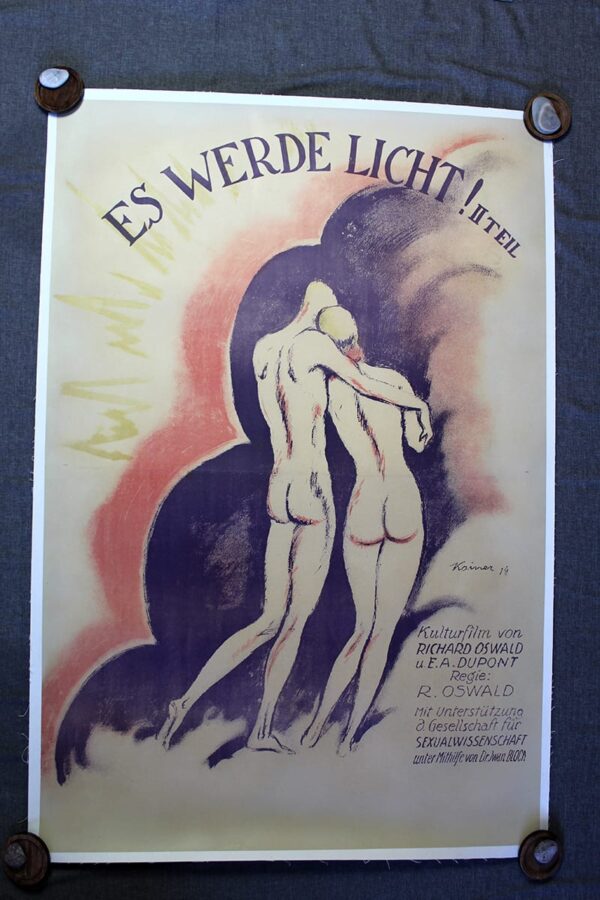 Let There Be Light - Art By Ludwig Kainer (1918) 37.5x56 German Advertising Poster LB