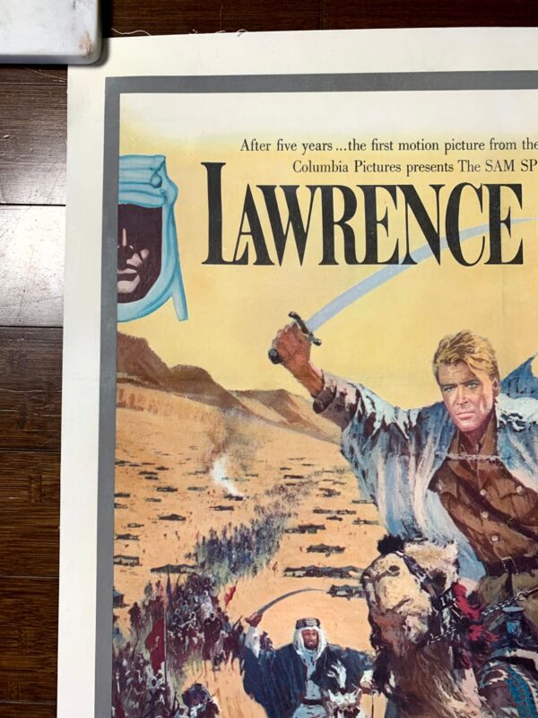 Lawrence Of Arabia (1962) US 1 SH Movie Poster LB - Image 2