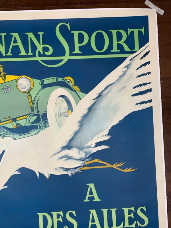 Bignan Sport - Art Joe Bridge (1921) 48x63 French Advertising Poster LB - Image 4