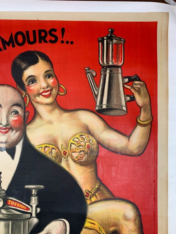 Auto Thermos - Art Mohr (1946) 39.25x59 French Advertising Poster LB - Image 4